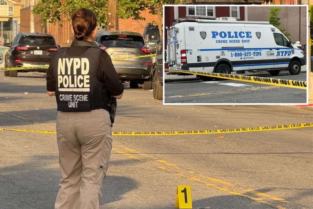 Harrowing video shows man, 40, fatally stabbed on NYC street after confronting group with metal pole Harrowing video shows man, 40, fatally stabbed on NYC street after confronting group with metal pole