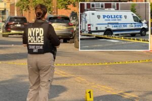 Harrowing video shows man, 40, fatally stabbed on NYC street after confronting group with metal pole