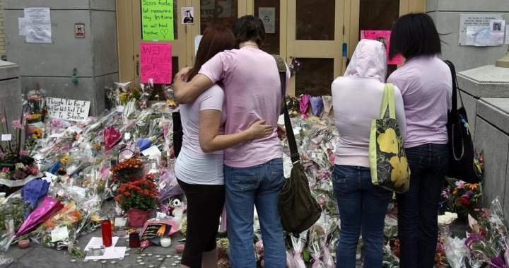 Dawson families urge Ottawa to strengthen gun laws ahead of 20th anniversary of college shooting Dawson families urge Ottawa to strengthen gun laws ahead of 20th anniversary of college shooting
