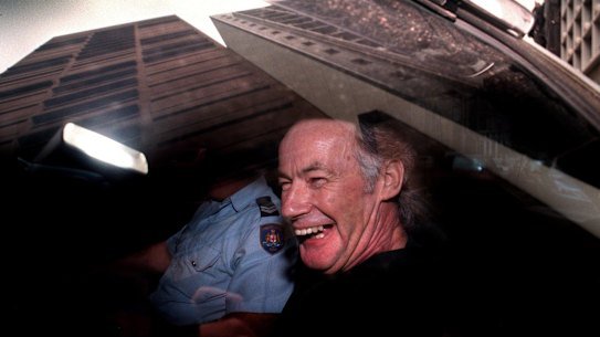 Ivan Milat, shown leaving an unsuccessful appeal hearing, was given a life sentence for the backpacker murders. (Photo: Adam Pretty).