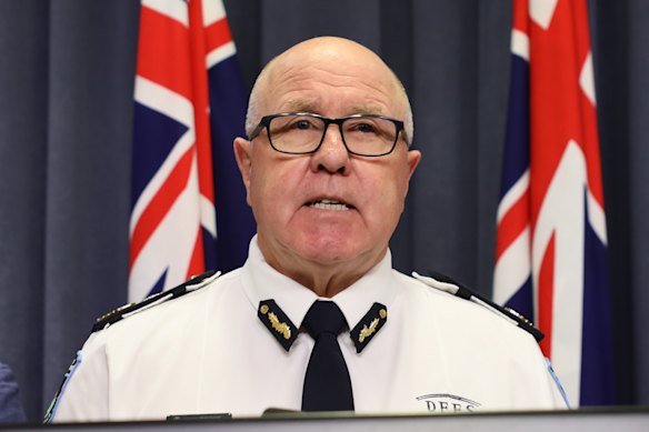 DFES Commissioner Darren Klemm.
