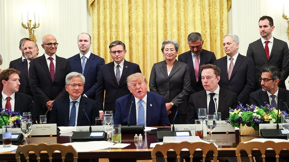 U.S. President Donald Trump AI execs
