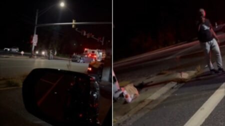 DoorDash customer picks up order from driver at crash scene: ‘I think that’s my food right there’