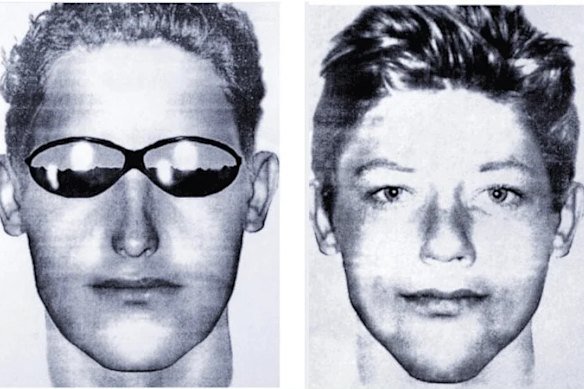 The Comfit images of two men witnesses linked to the cold case murders of Iain Hogg and Frederick Rosson, also known as Slim Johnson.