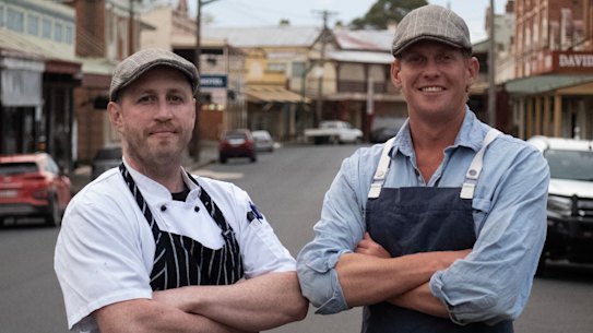 Max Benaud (left) and Wal Stranger. After Max was diagnosed with B-cell acute lymphoma, “Wal was the first person I called walking out of the hospital,” recalls Max.
