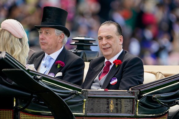 Peter V’landys during a trip to Royal Ascot in 2022.