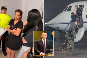 Colombian police capture wife and daughter of notorious Ecuadorian gang leader extradited to the US