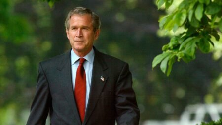 George Bush welcomes top officials to his home state for 9/11 remembrance on 25th anniversary of attacks George Bush welcomes top officials to his home state for 9/11 remembrance on 25th anniversary of attacks