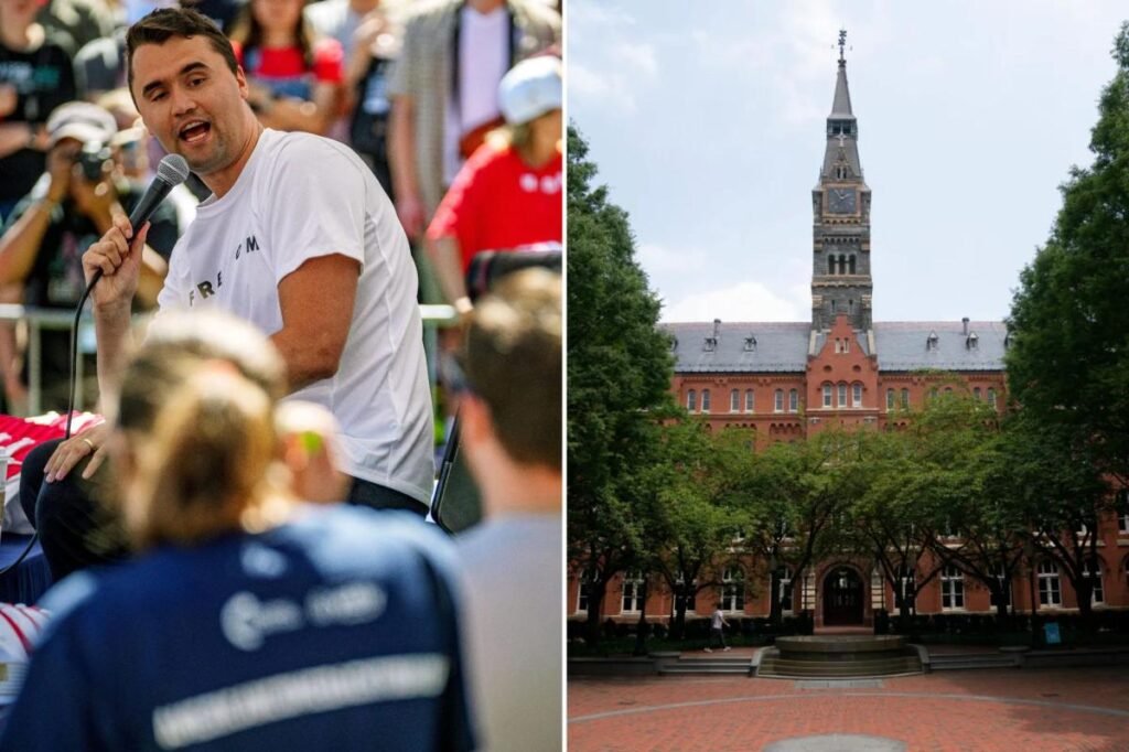 Outrage as Georgetown students reportedly plan Charlie Kirk ‘lookalike contest’ on assassination anniversary Outrage as Georgetown students reportedly plan Charlie Kirk ‘lookalike contest’ on assassination anniversary