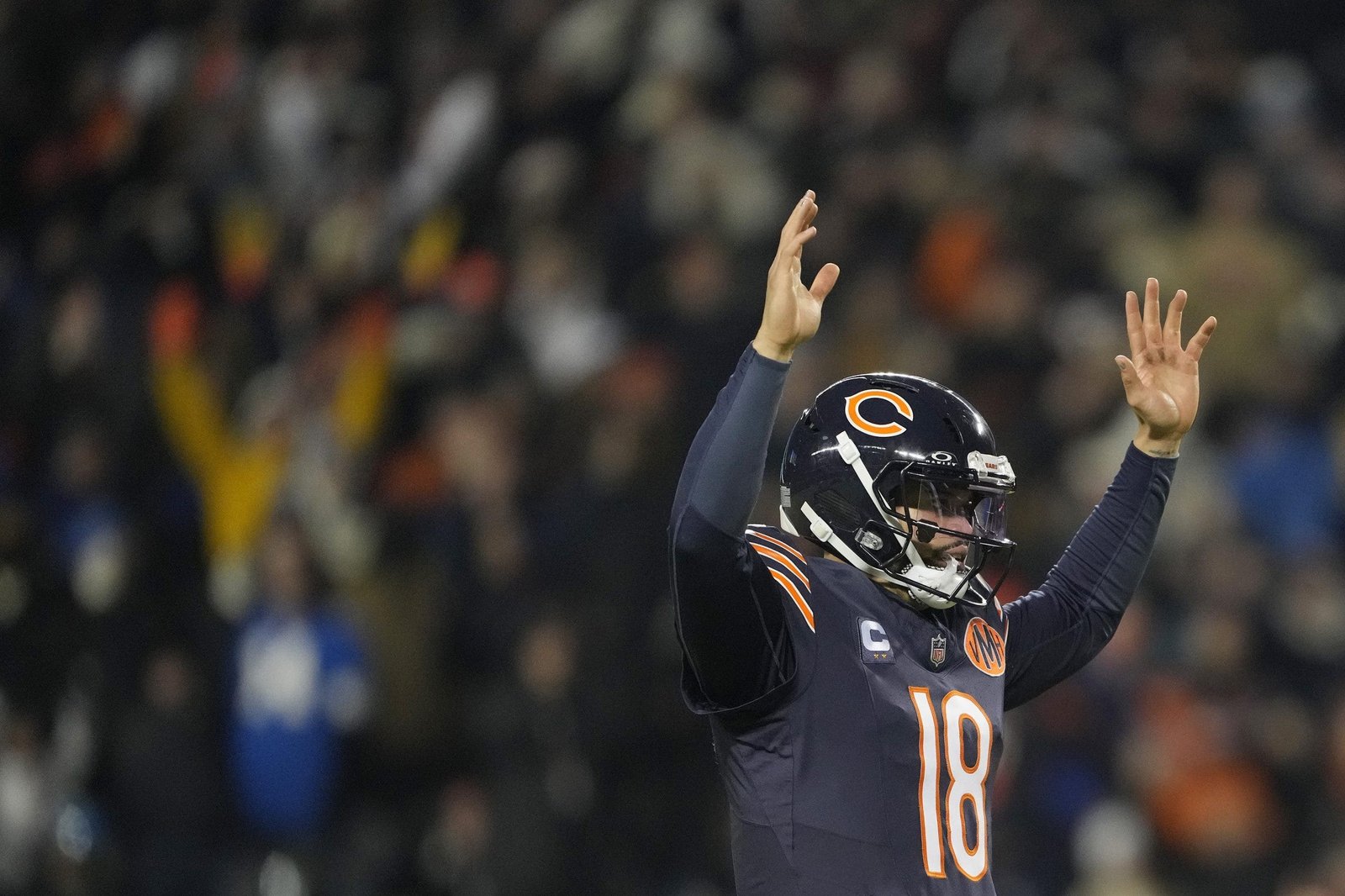 TDs, not INTs, that's what Caleb Williams gives the Bears. (Photo by Patrick McDermott/Getty Images)
