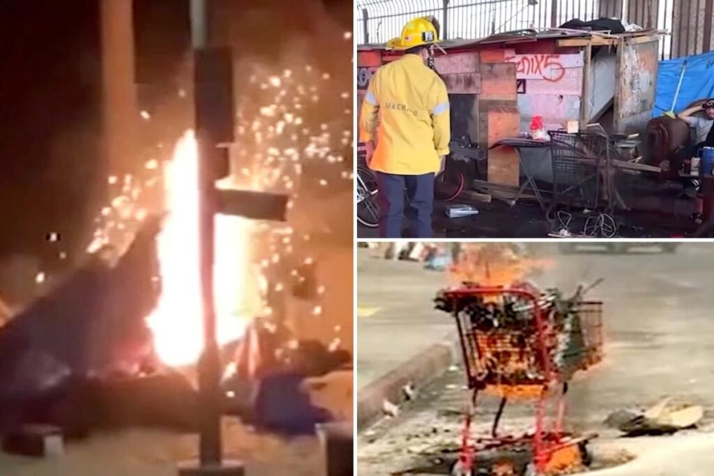 Firefighters stretched to breaking point after homeless people spark over 12K fires in Los Angeles