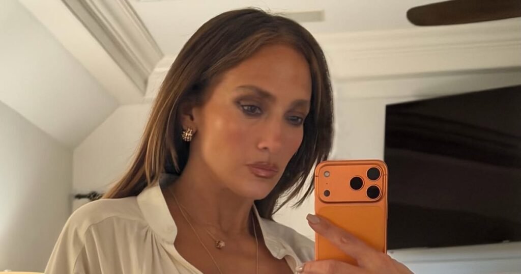 Jennifer Lopez Goes Braless and Shows Off Cleavage in a Plunging Jumpsuit: ‘Mood Board’