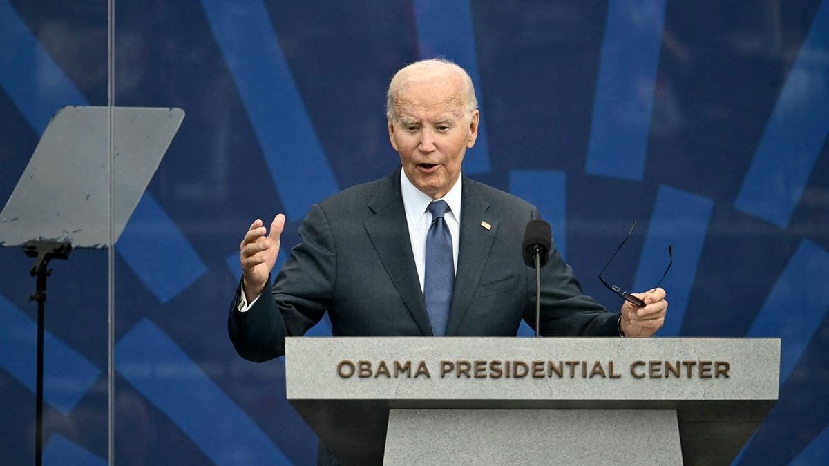 Joe biden speaking at podium