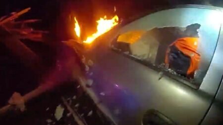 Sheriff’s deputy saves man from fiery wreck after high-speed chase ends in crash