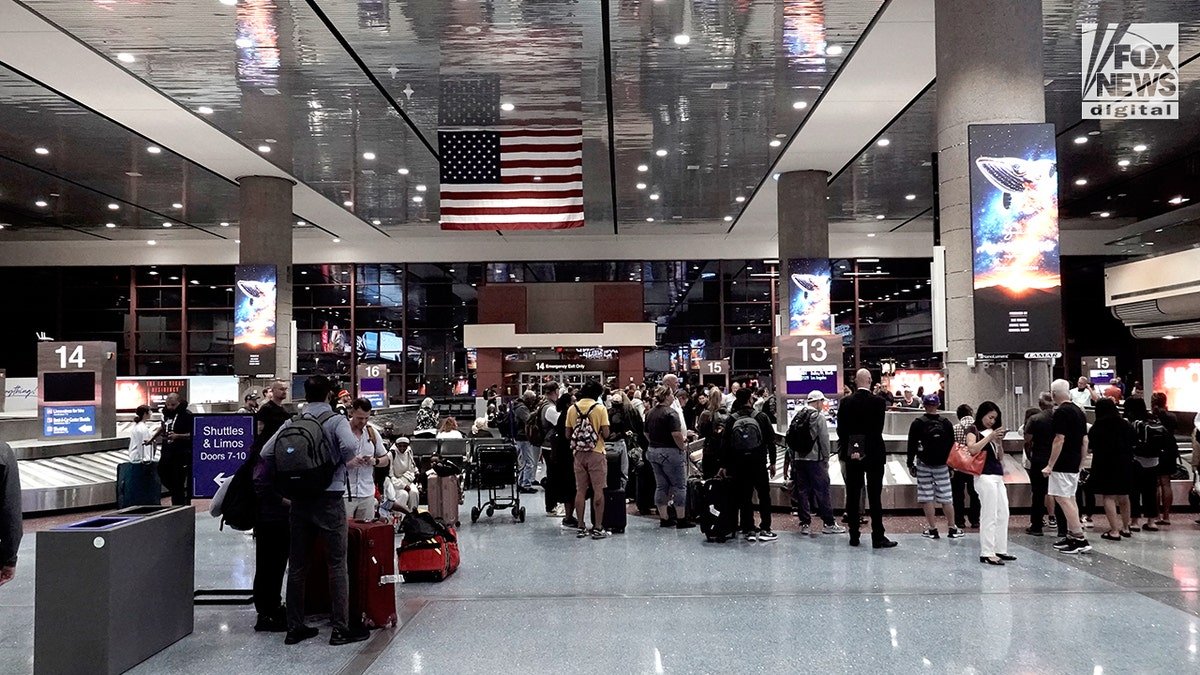 General view of the interior of Harry Reid international airport in Las Vegas, NV, Saturday, September 20, 2025.