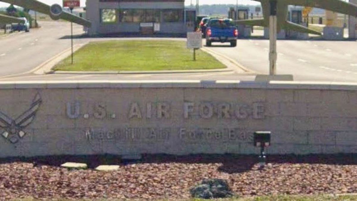 MacDill Air Force Base sign