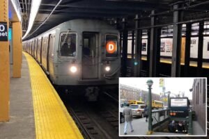 NYC straphanger who held emergency gate open for other riders slashed repeatedly during fight NYC straphanger who held emergency gate open for other riders slashed repeatedly during fight