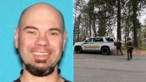 Manhunt underway in California after armed suspect allegedly points gun at people, shoots at officers Manhunt underway in California after armed suspect allegedly points gun at people, shoots at officers