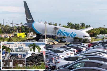 Feds probe whether Amazon cargo jet landed too late to stop safely, leaving 5 dead in Miami