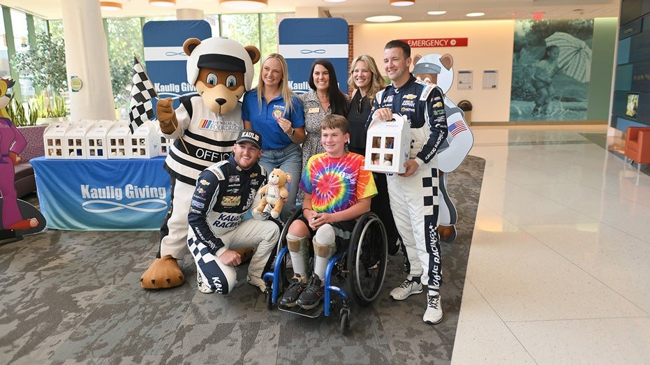 Speedy Bear Brigade celebration at children's hospital