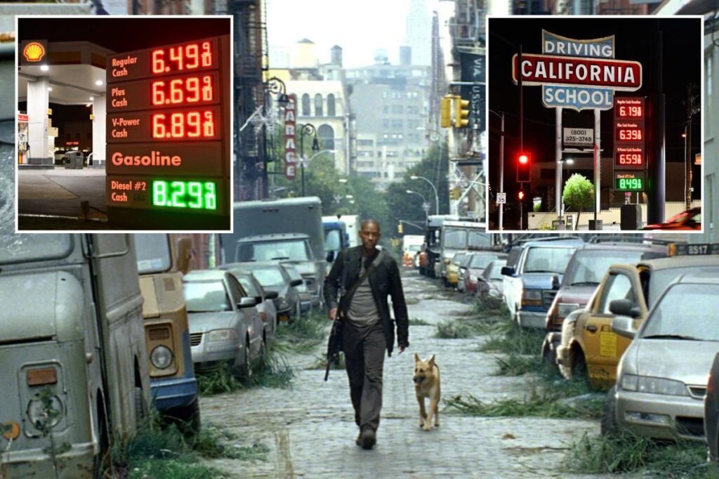 California gas prices set for all-time record only seen in apocalyptic horror movie