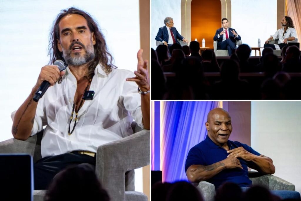 Accused rapist Russell Brand stars in MAHA summit, cracks joke about unwanted touching to Dr. Oz Accused rapist Russell Brand stars in MAHA summit, cracks joke about unwanted touching to Dr. Oz