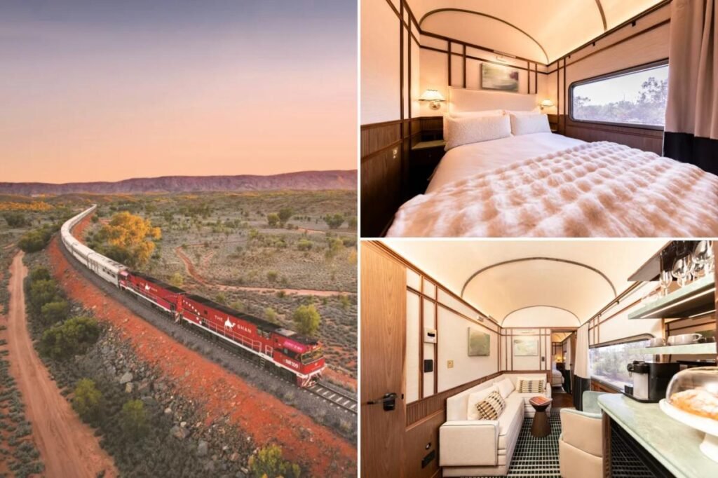 Letting off steam: Australia’s legendary luxury rail line rolls out sumptuous new suites Letting off steam: Australia’s legendary luxury rail line rolls out sumptuous new suites