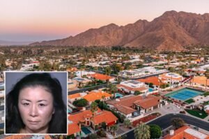 California housewife accused of murdering husband with flagpole in Palm Desert