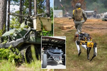 Industry drones and robots battle it out in North Dakota under Department of Defesne