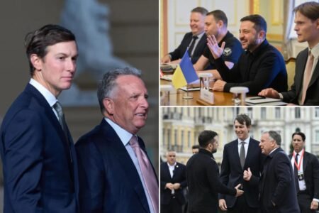 Kushner, Witkoff ‘really feel good’ about Ukraine-Russia peace push after Zelensky huddle Kushner, Witkoff ‘really feel good’ about Ukraine-Russia peace push after Zelensky huddle