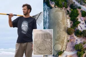 Mystery beach masterpieces appear overnight as California sand wizard unmasked Mystery beach masterpieces appear overnight as California sand wizard unmasked