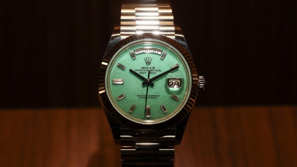A Rolex Day-Date watch