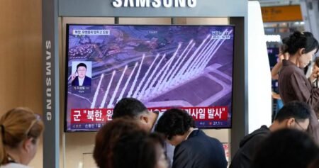 North Korea launches 2 ballistic missiles toward sea, South Korea says North Korea launches 2 ballistic missiles toward sea, South Korea says