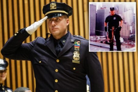 NYPD legacy cop promoted to sergeant — nearly 25 years after detective dad, FDNY uncle lost lives on 9/11