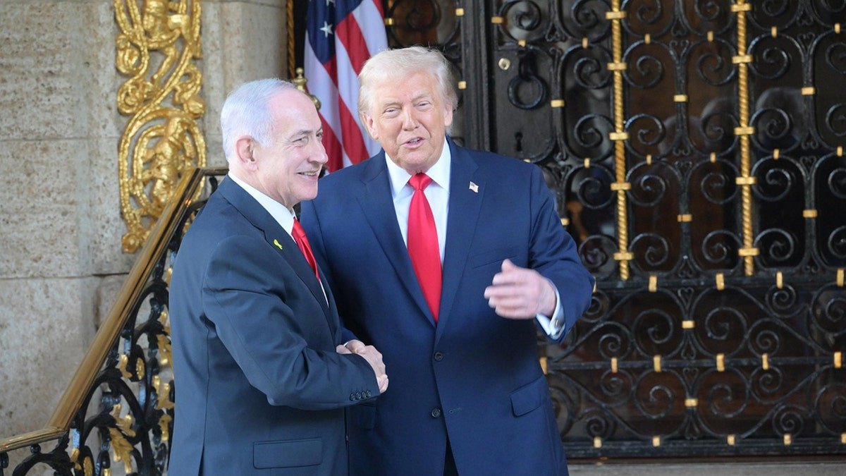President Trump Mar-a-Lago meeting with Prime Minister Benjamin Netanyahu