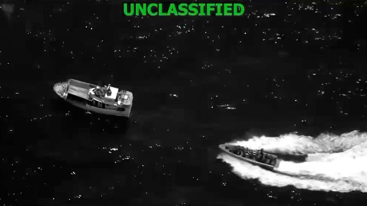 U.S. military forces intercepted a vessel in the Eastern Pacific
