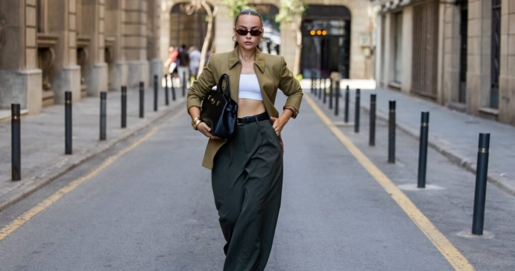 Not Denim! These Elevated Barrel Pants Have the Trendy Silhouette Cool Girls Are Styling