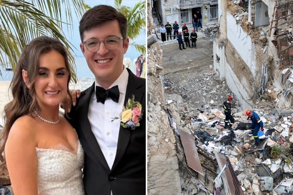 NY newlyweds, brother, his pregnant wife ID’d as 4 Americans killed in Greece building collapse NY newlyweds, brother, his pregnant wife ID’d as 4 Americans killed in Greece building collapse