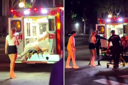 Viral content culture reaches ‘peak influencer dystopia’ as pair allegedly blocks ambulance for clicks