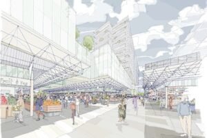 New masterplan reveals plans for apartment towers and reduced market footprint New masterplan reveals plans for apartment towers and reduced market footprint