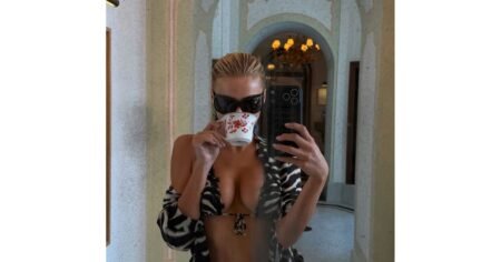 Brooks Nader Shows Off Her Wild Side in Tiny Zebra-Print Bikini While Enjoying Trip to Italy Brooks Nader Shows Off Her Wild Side in Tiny Zebra-Print Bikini While Enjoying Trip to Italy